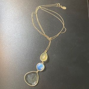 Loft pendant 3 stone necklace